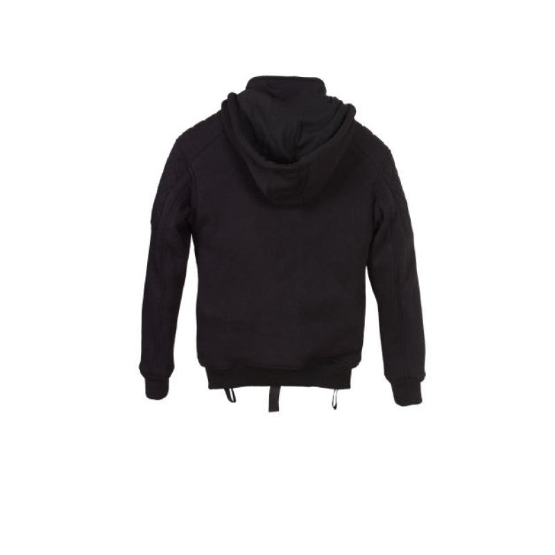 Premium Classic Black Motorcycle Hoodie – CE 17092:2020 Certified, Kevlar Lined, Armored