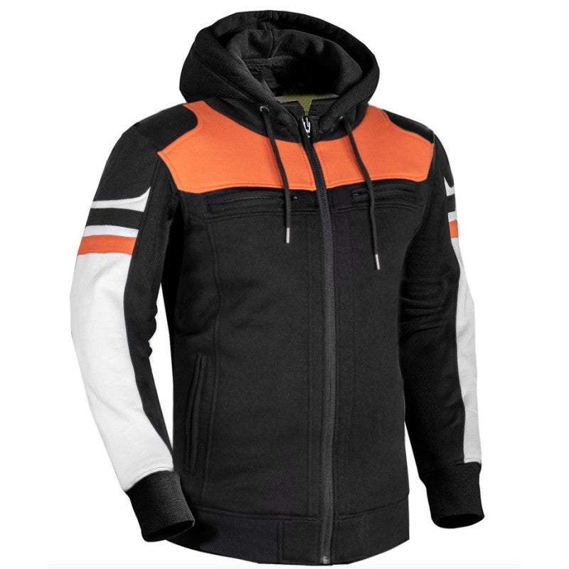 Waterproof Armored Motorcycle Hoodie – MC Premium HD-Rider, CE 17092:2020, Kevlar Protection