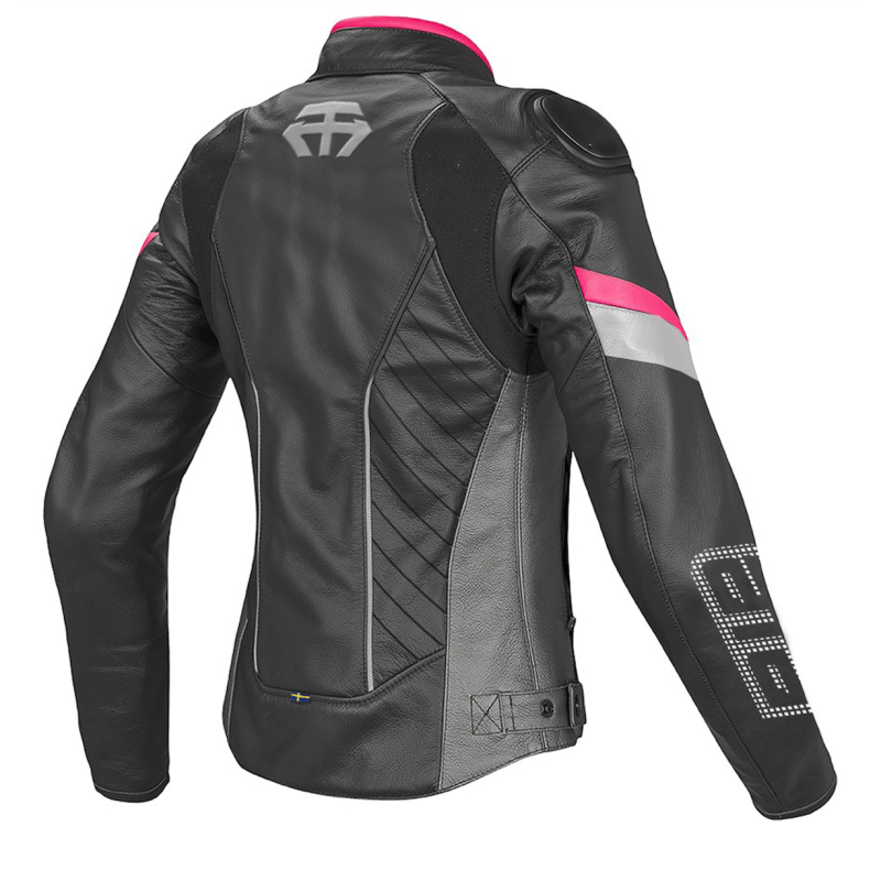 Lady Pink Prospect Motorcycle Leather Jacket – Women’s CE Armored Biker Gear