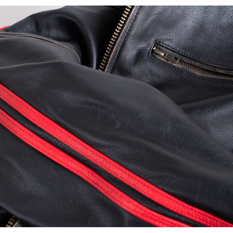 Premium Rider Buffalo Leather Motorcycle Jacket – CE Level-2, DuPont™ Kevlar® Reinforced