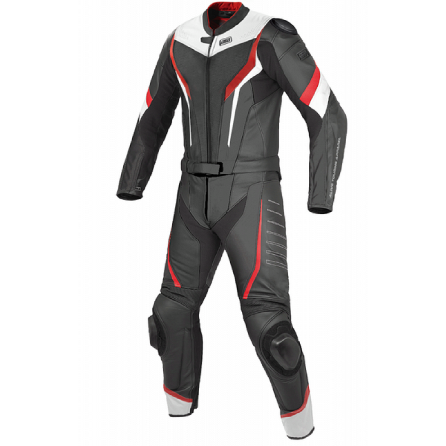 ATA Fortune Red Combo Motorcycle Leather Two-Piece Suit – Durable, Stylish Riding Gear with Superior Protection, Comfort Fit & Bold Red Design for Women