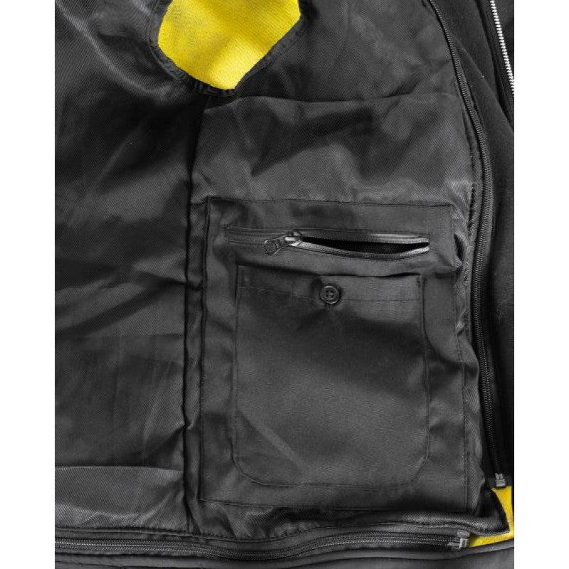 Premium Classic Black Motorcycle Hoodie – CE 17092:2020 Certified, Kevlar Lined, Armored