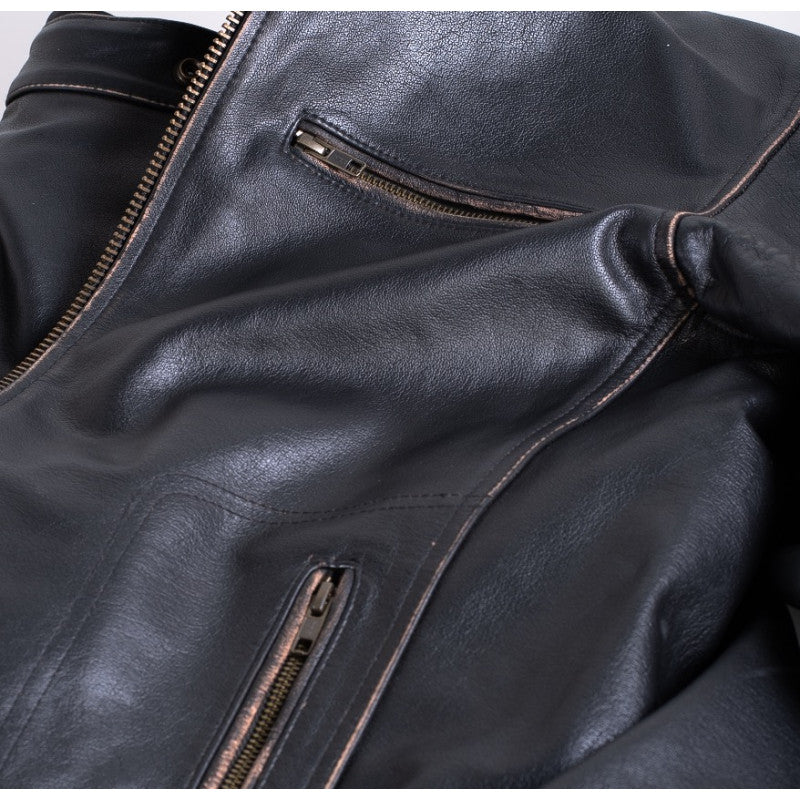 Premium Rider Buffalo Leather Motorcycle Jacket – CE Level-2, DuPont™ Kevlar® Reinforced