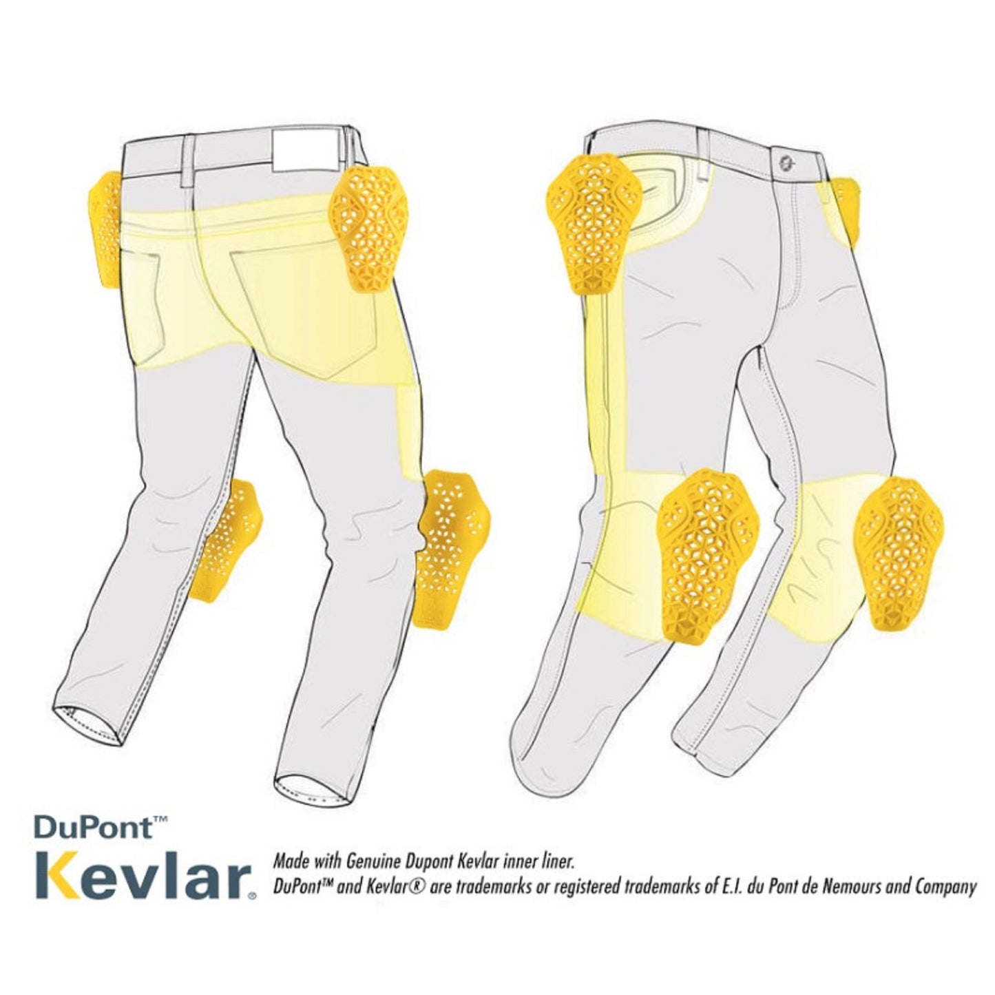 Men's Motorcycle Jeans – Cargo "DarkSand" GT-Rider semi WP | CE 17092 Certified Protective Riding Denim with Kevlar & Armor Pockets