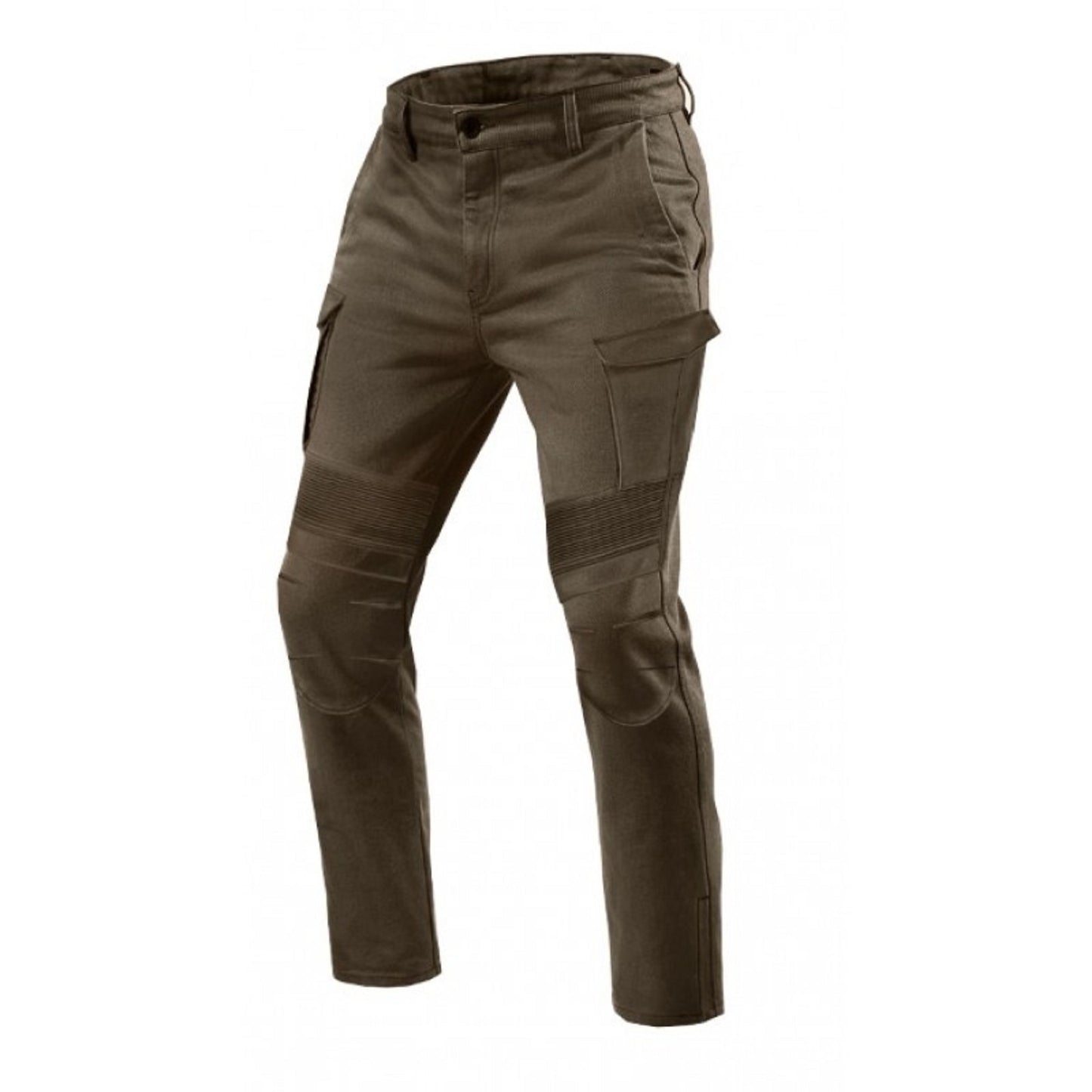 Men's Motorcycle Jeans – Cargo "DarkSand" GT-Rider semi WP | CE 17092 Certified Protective Riding Denim with Kevlar & Armor Pockets