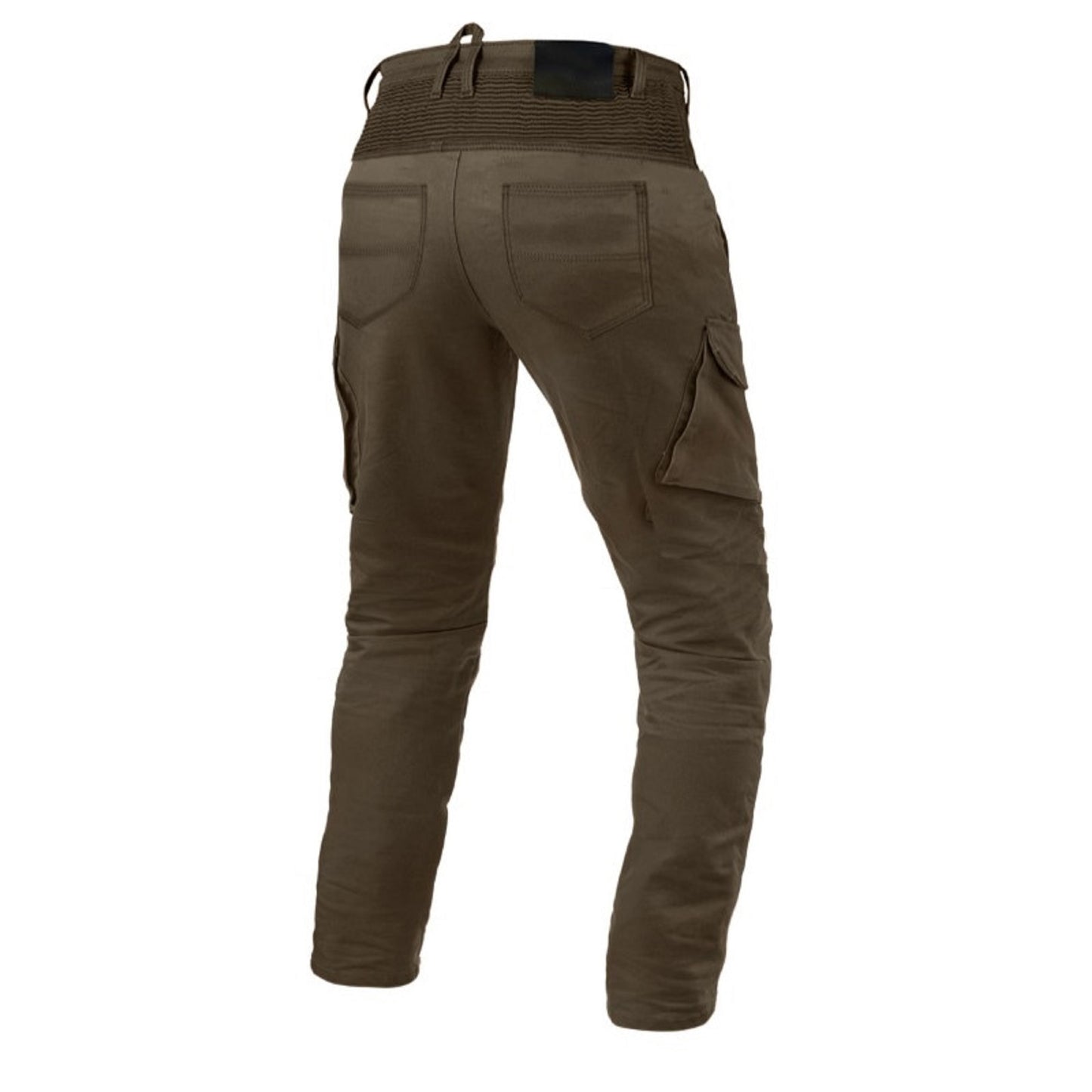 Men's Motorcycle Jeans – Cargo "DarkSand" GT-Rider semi WP | CE 17092 Certified Protective Riding Denim with Kevlar & Armor Pockets