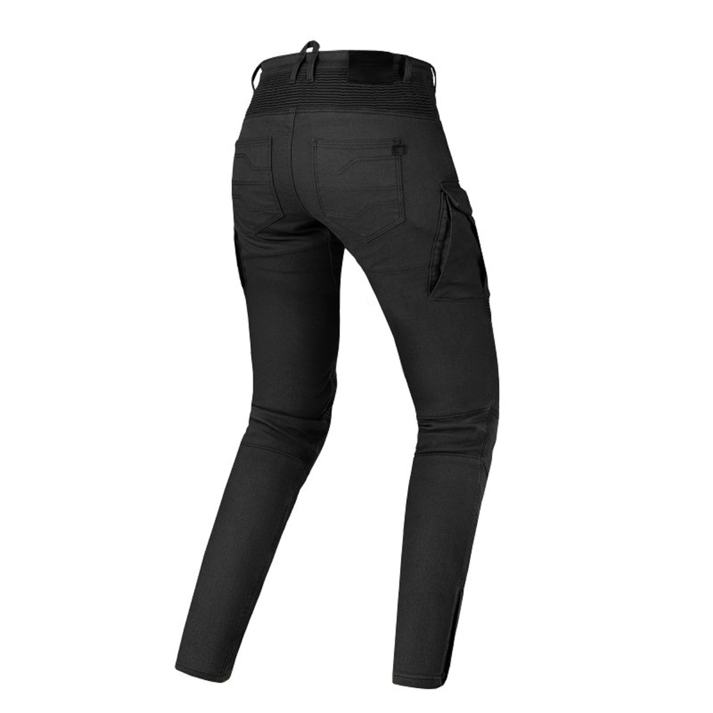 Women's Motorcycle Jeans – Lady Cargo Jean pant "Kevlar Black" | CE 17092 Certified Protective Riding Denim with Kevlar & Armor Pockets
