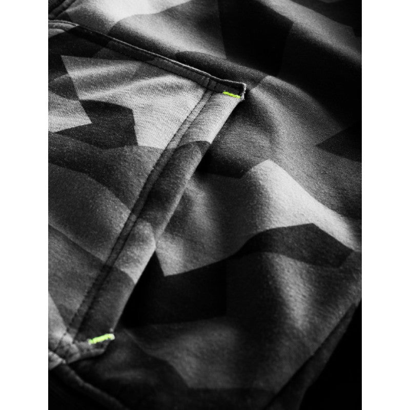 Camo Grey Waterproof Motorcycle Hoodie – MC Premium, CE Certified, Kevlar Reinforced