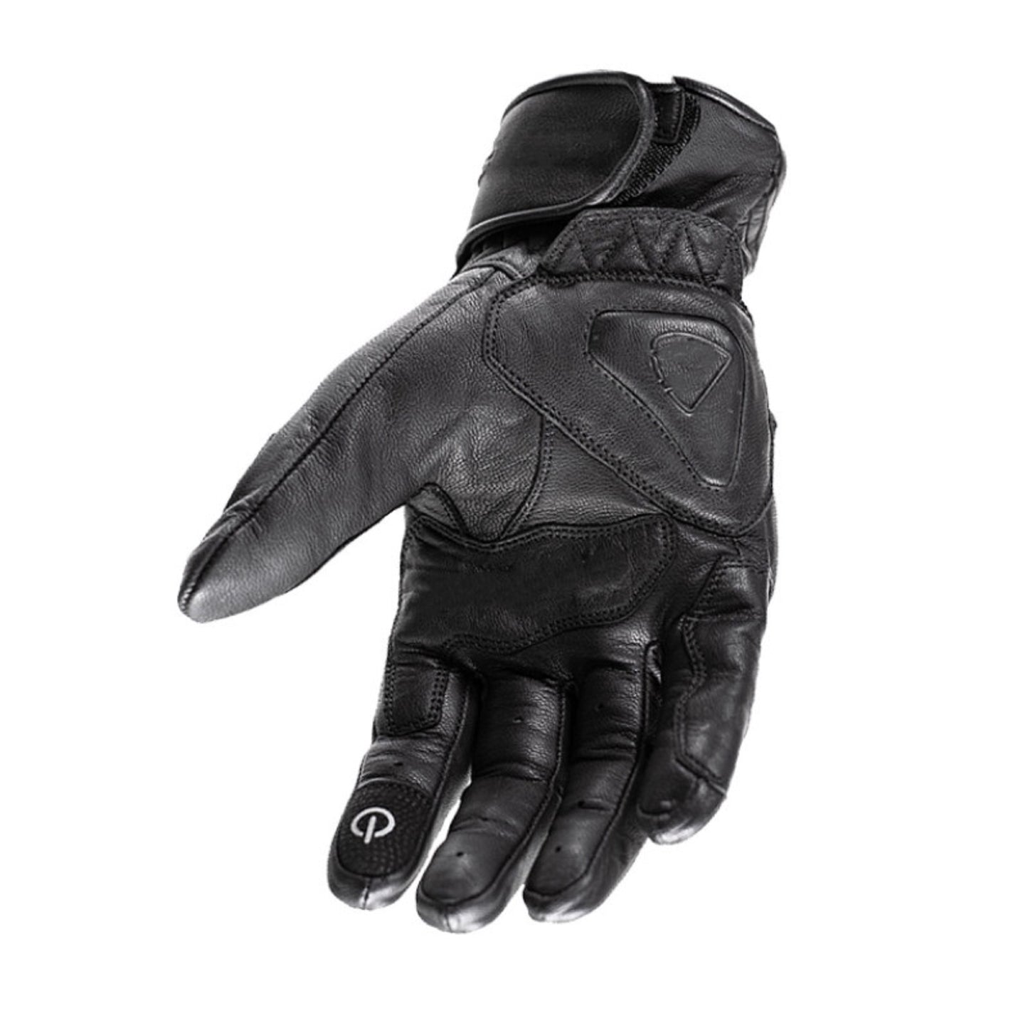 Turbo‑X Summer Leather Motorcycle Gloves – Perforated Cowhide, Waterproof & Breathable for Men's