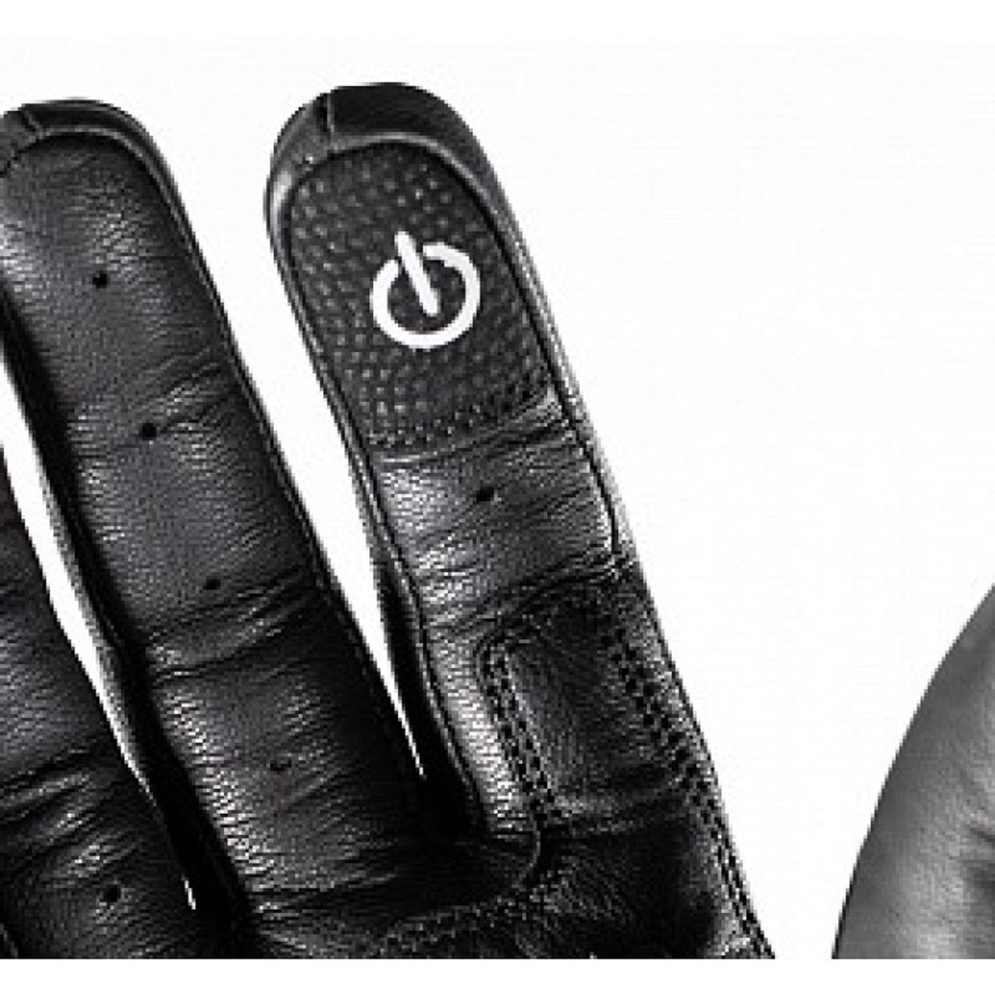 Turbo‑X Summer Leather Motorcycle Gloves – Perforated Cowhide, Waterproof & Breathable for Men's