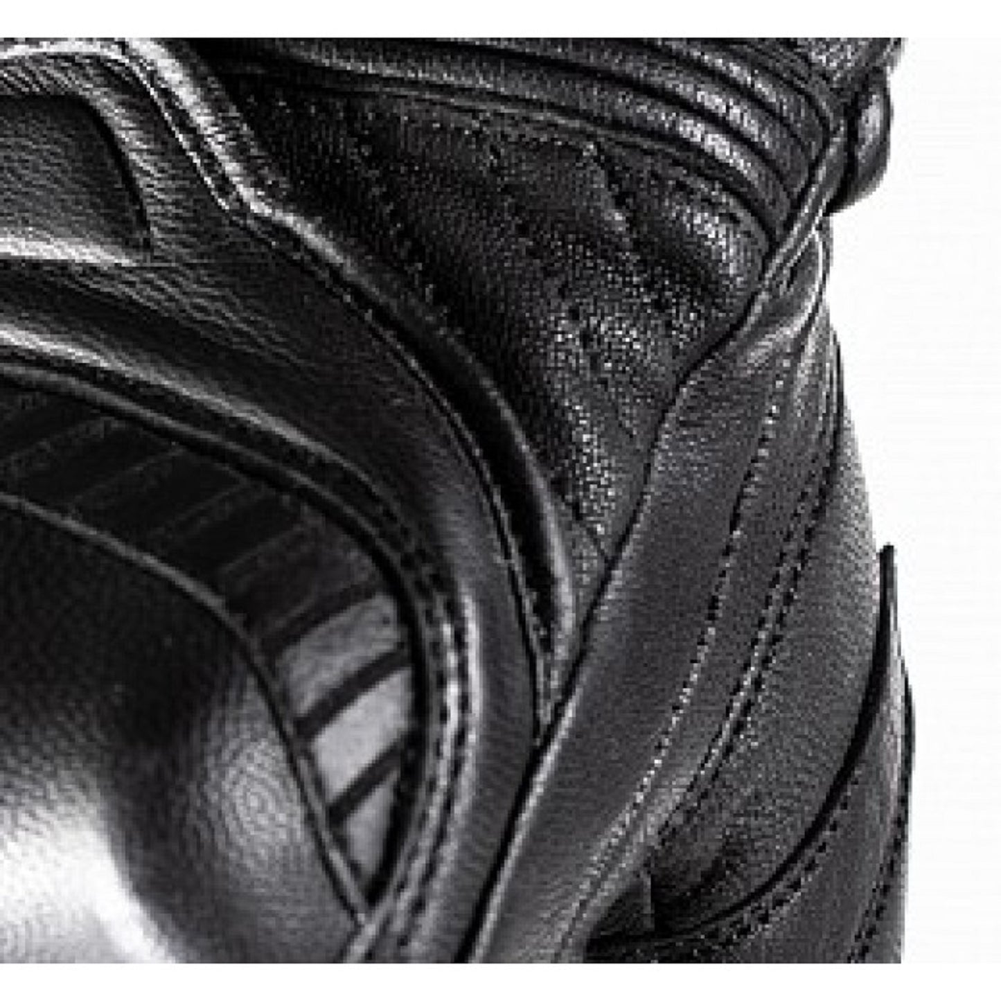 Turbo‑X Summer Leather Motorcycle Gloves – Perforated Cowhide, Waterproof & Breathable for Men's