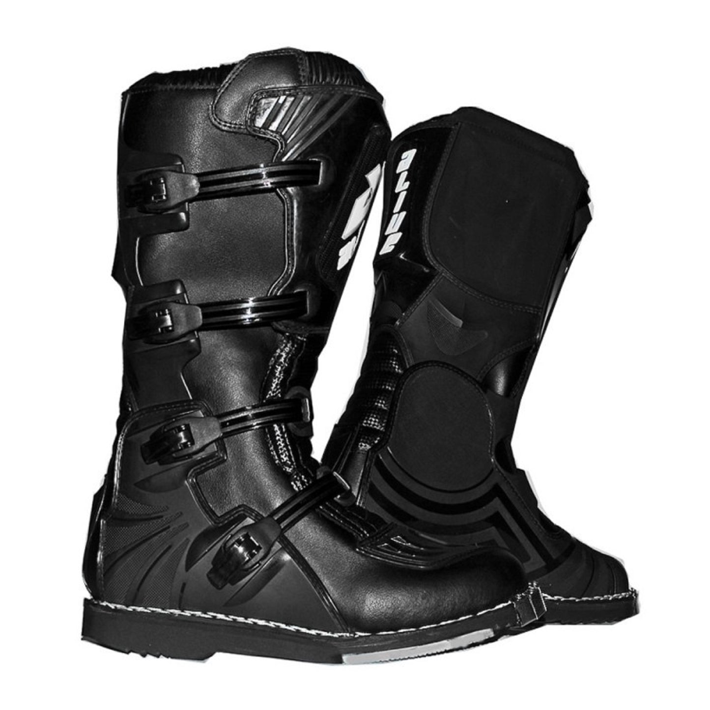 MX-001 Off-Road Motocross Boots – Microfiber & TPU, Waterproof Base, Steel Toe, Anti-Slip Rubber Sole, Ankle & Calf Protection, Heat Guard, Dirt-Resistant & Max Protection for Unisex