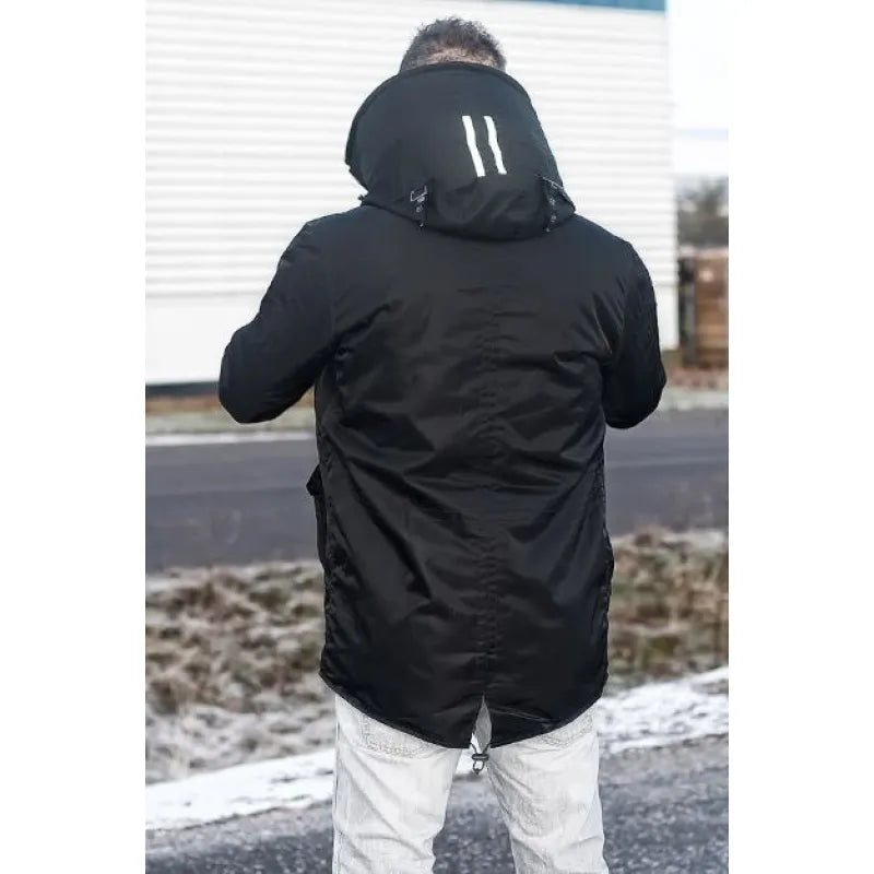 Beat Parka Black Supreme Jacket – Heavy-Duty Winter Parka, Streetwear Style, Warm Lining, Windproof, Functional Design