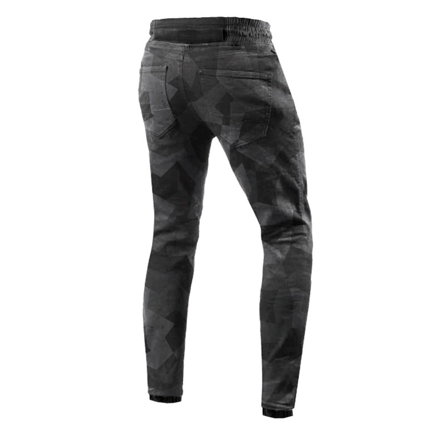Men's Motorcycle Jeans – MotoGP Dark Camo motorcycle Track Jogger pant | CE 17092 Certified Protective Riding Denim with Kevlar & Armor Pockets