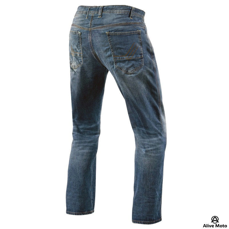 Men’s Cruiser Bomber Motorcycle Jeans | CE Class A | DuPont™ Kevlar® | Water-Repellent Stretch Denim