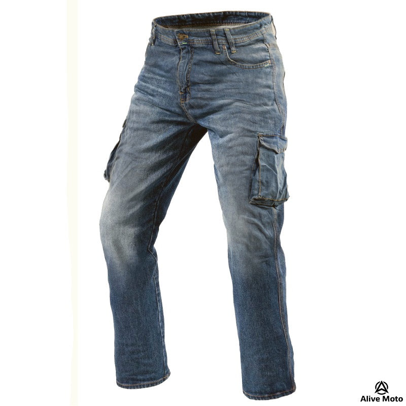 Men’s Cruiser Bomber Motorcycle Jeans | CE Class A | DuPont™ Kevlar® | Water-Repellent Stretch Denim