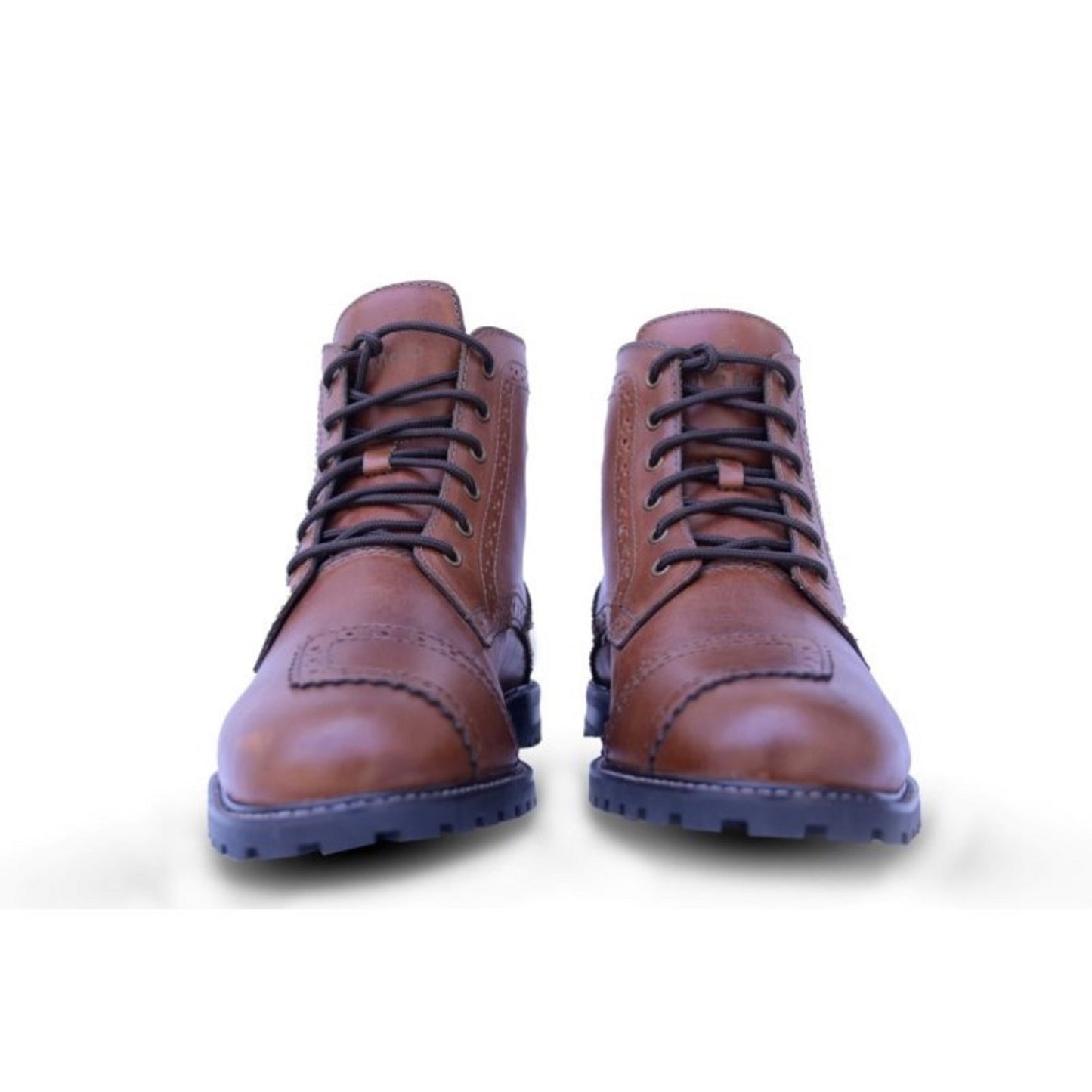 Crunchy Textured brown WP Motorcycle Boots – Perfect Blend of Comfort, Safety, and vintage style for Unisex