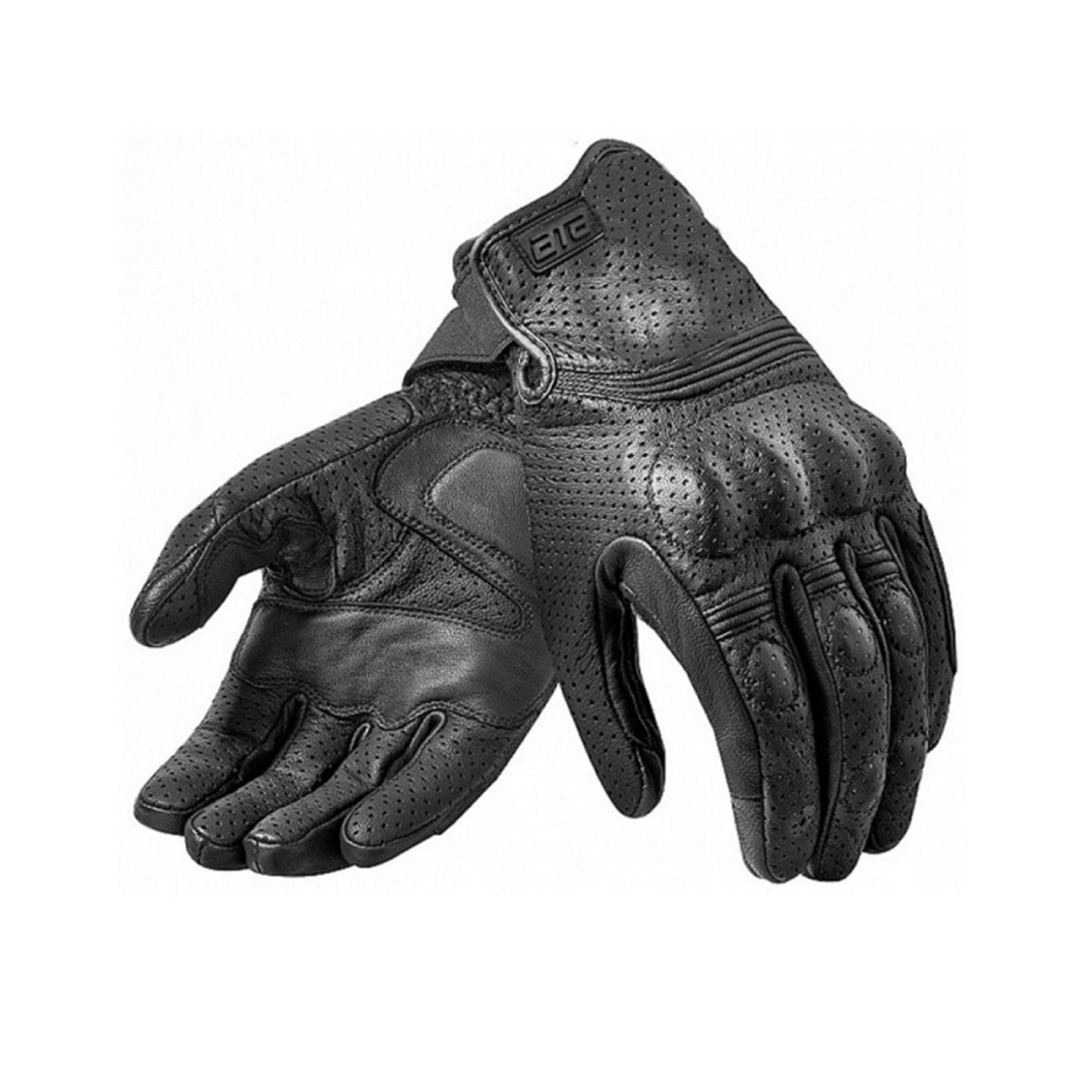 ATA Soul Short Motorcycle Gloves – Short-Cuff Cowhide, Carbon Knuckle Protection for Men's