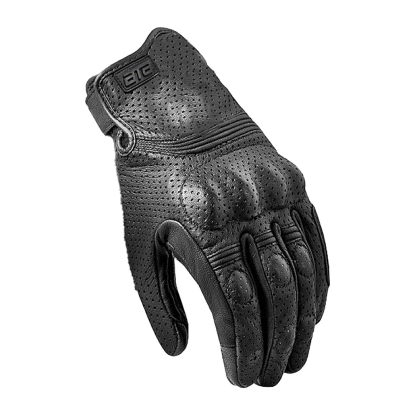 ATA Soul Short Motorcycle Gloves – Short-Cuff Cowhide, Carbon Knuckle Protection for Men's