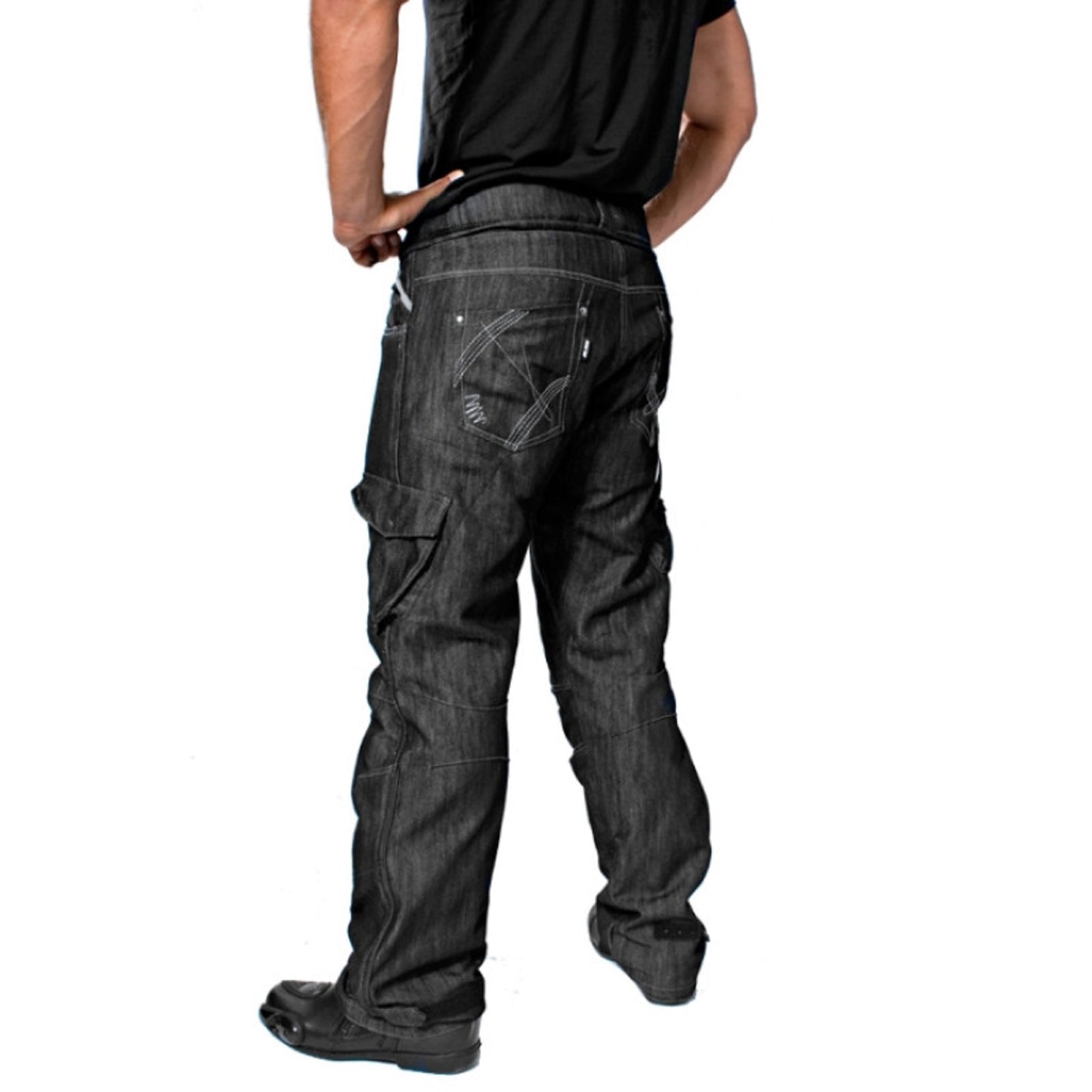 Men's Motorcycle Jeans – Alive Sami-Kevlar denim water proof motorcycle jean pant | CE 17092 Certified Protective Riding Denim with Kevlar & Armor Pockets