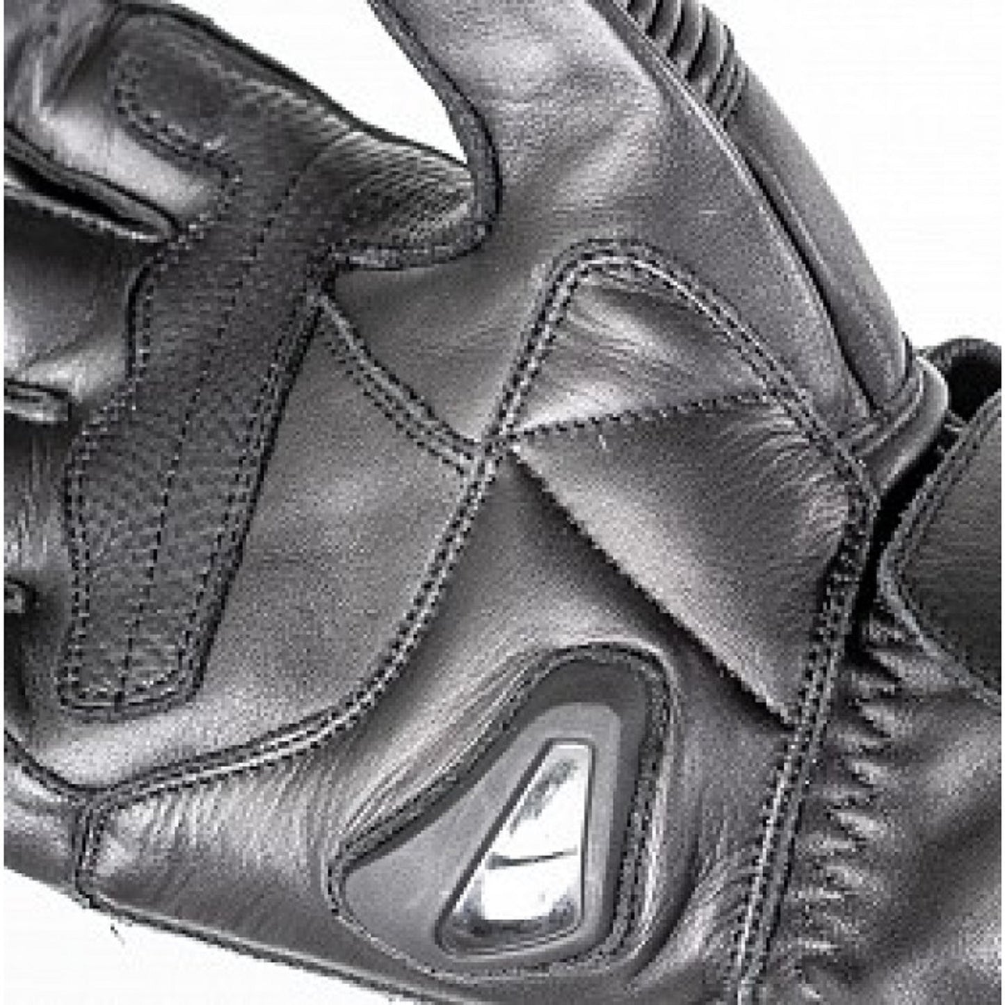 Rebel Vintage Black Summer Motorcycle Leather Gloves – Breathable , Gauntlet Style for Men's