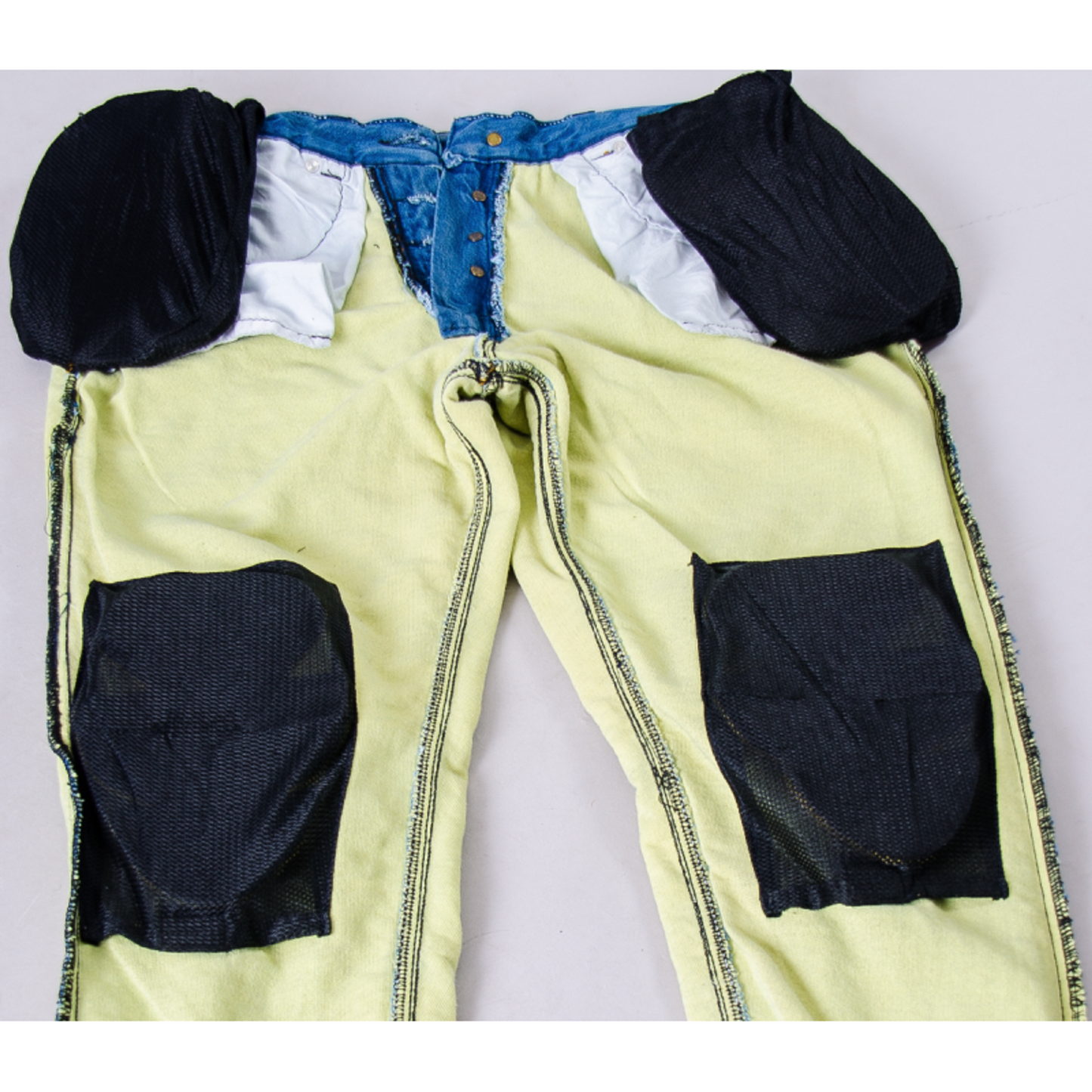 Women's Motorcycle Jeans – Lady Commander "Dirty Blue" | CE 17092 Certified Protective Riding Denim with Kevlar & Armor Pockets