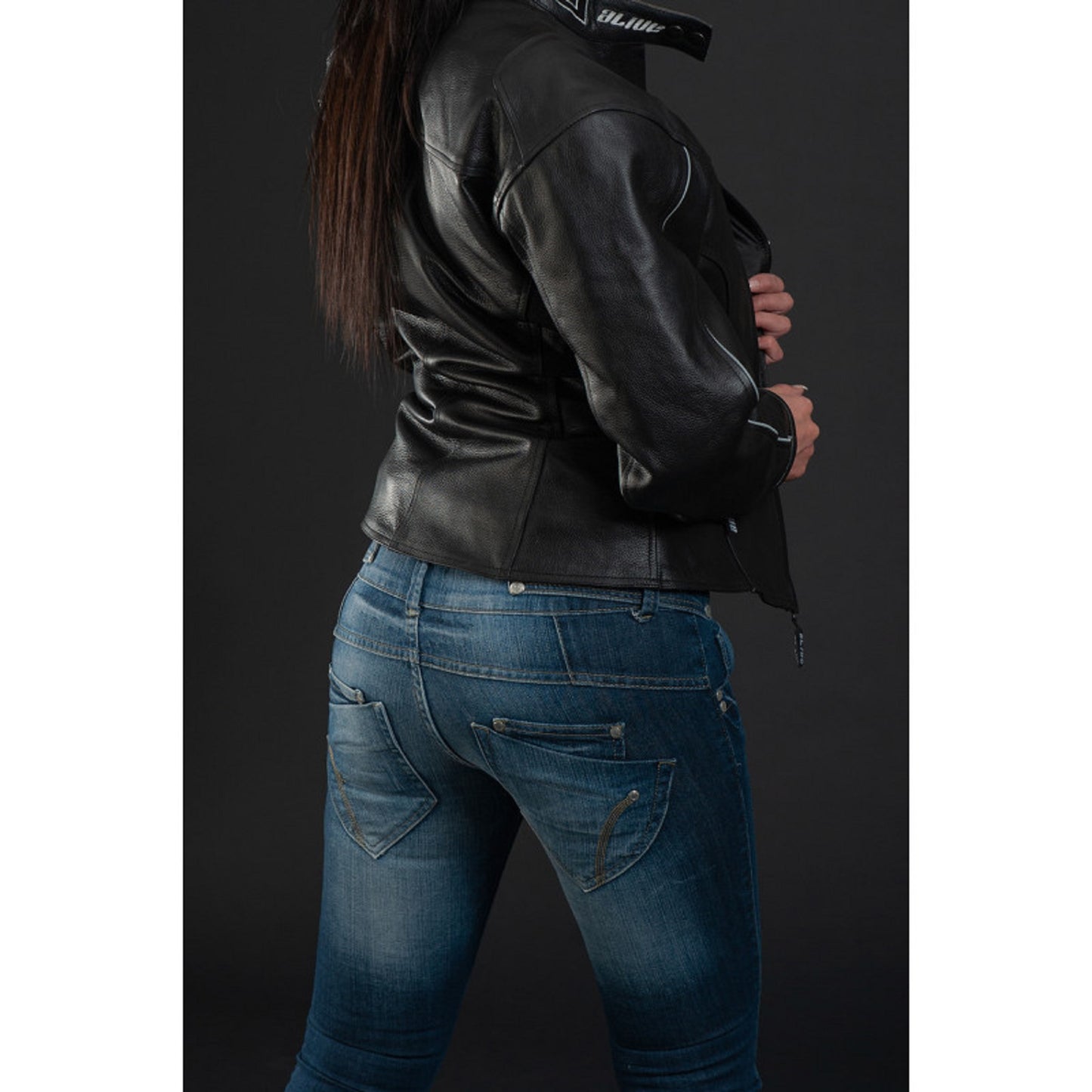 Women's Motorcycle Jeans – Lady Commander "Dirty Blue"| CE 17092 Certified Protective Riding Denim with Kevlar & Armor Pockets