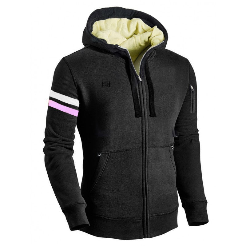 Lady Black Armour Motorcycle Hoodie | CE Level-2 Protection | DuPont™ Kevlar® | Water-Repellent | Women's Riding Gear