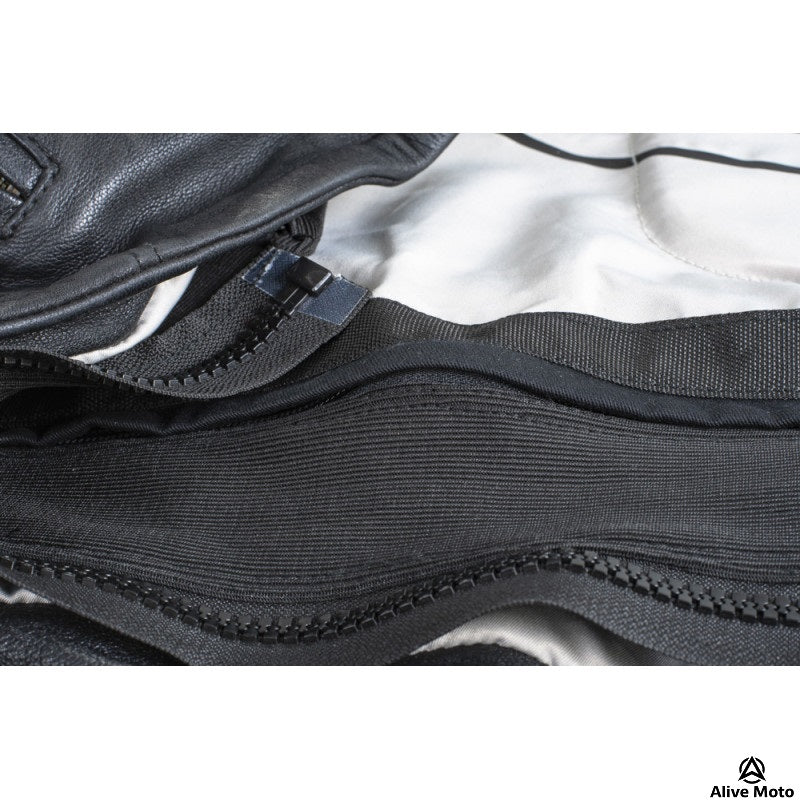 Premium Black Goat Nappa Leather Motorcycle Jacket – Bandit 92X with CE Level-2 Protection