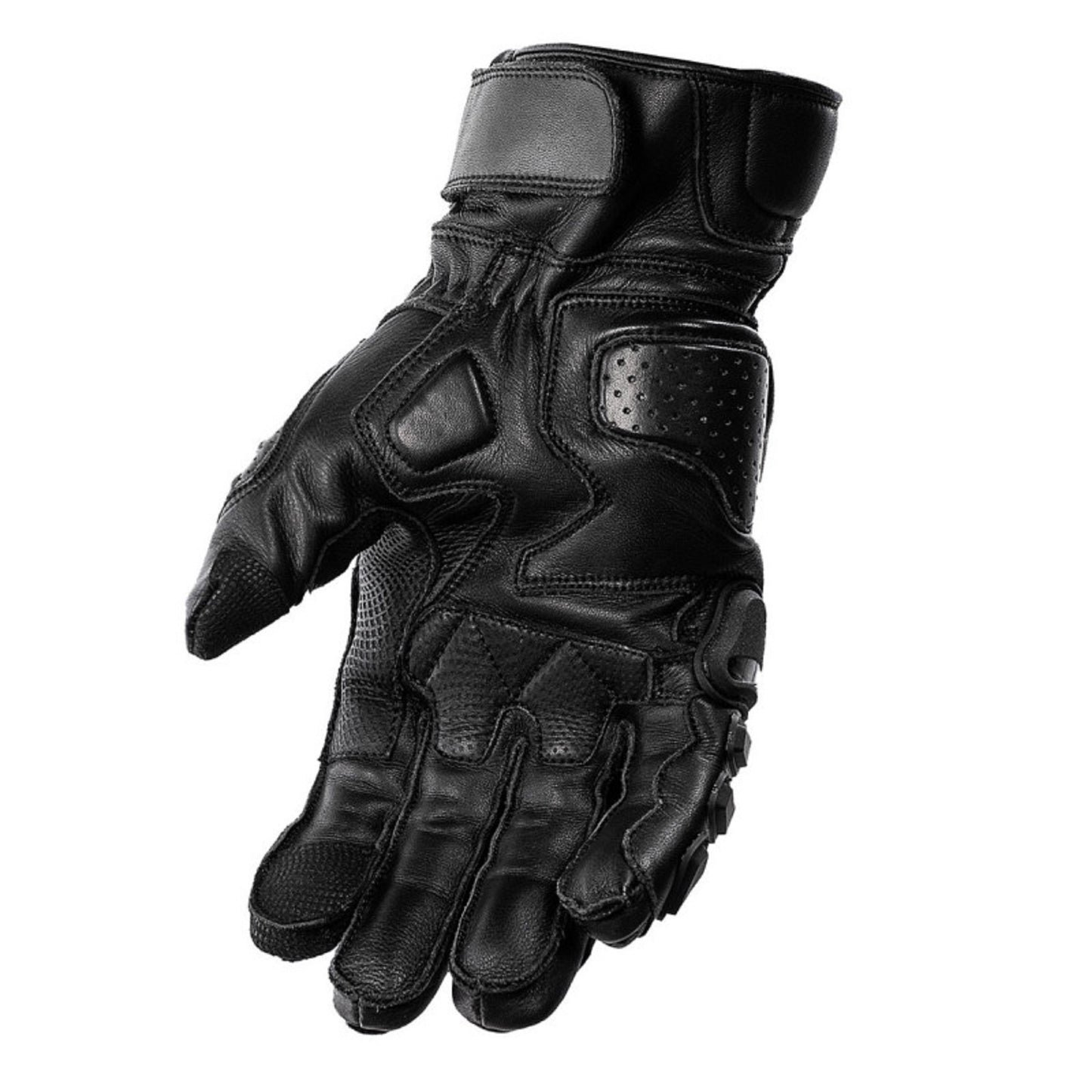 Havel Pro Blkops Summer Short Leather Gloves – Waterproof, Breathable with Reinforced Knuckles & Touchscreen for Men's