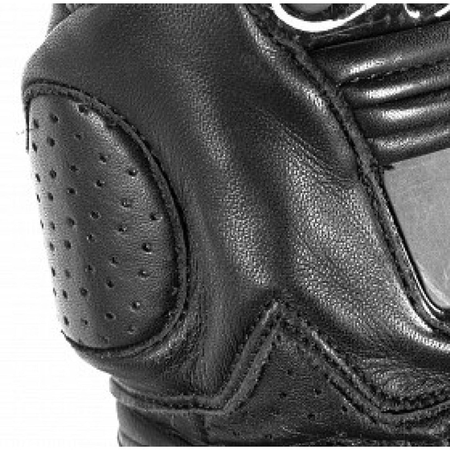 Havel Pro Blkops Summer Short Leather Gloves – Waterproof, Breathable with Reinforced Knuckles & Touchscreen for Men's