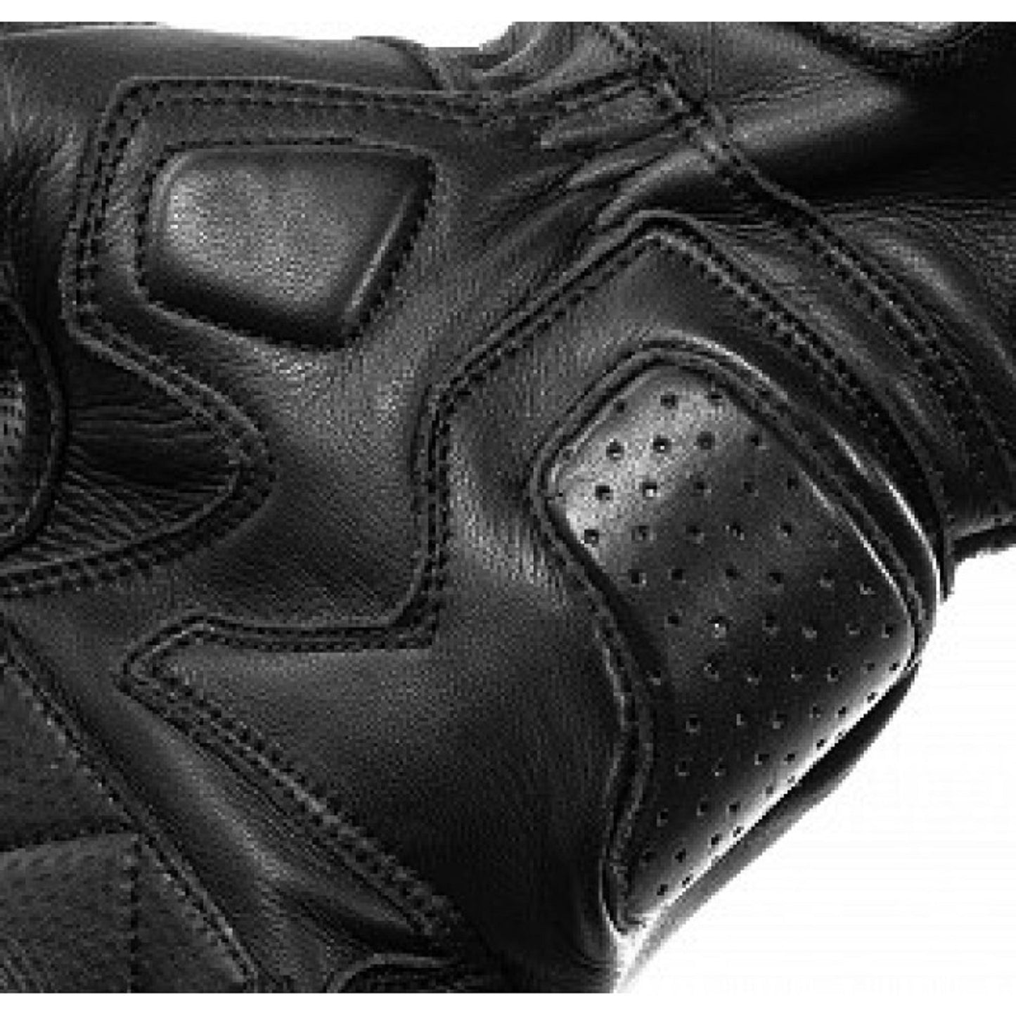 Havel Pro Blkops Summer Short Leather Gloves – Waterproof, Breathable with Reinforced Knuckles & Touchscreen for Men's