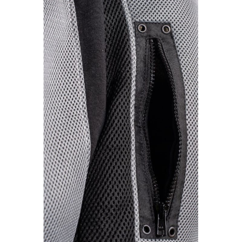 Premium Motorcycle Retro HD Mesh Hoodie – DuPont™ Kevlar® Lined, CE Level-2 Armor, Breathable Design