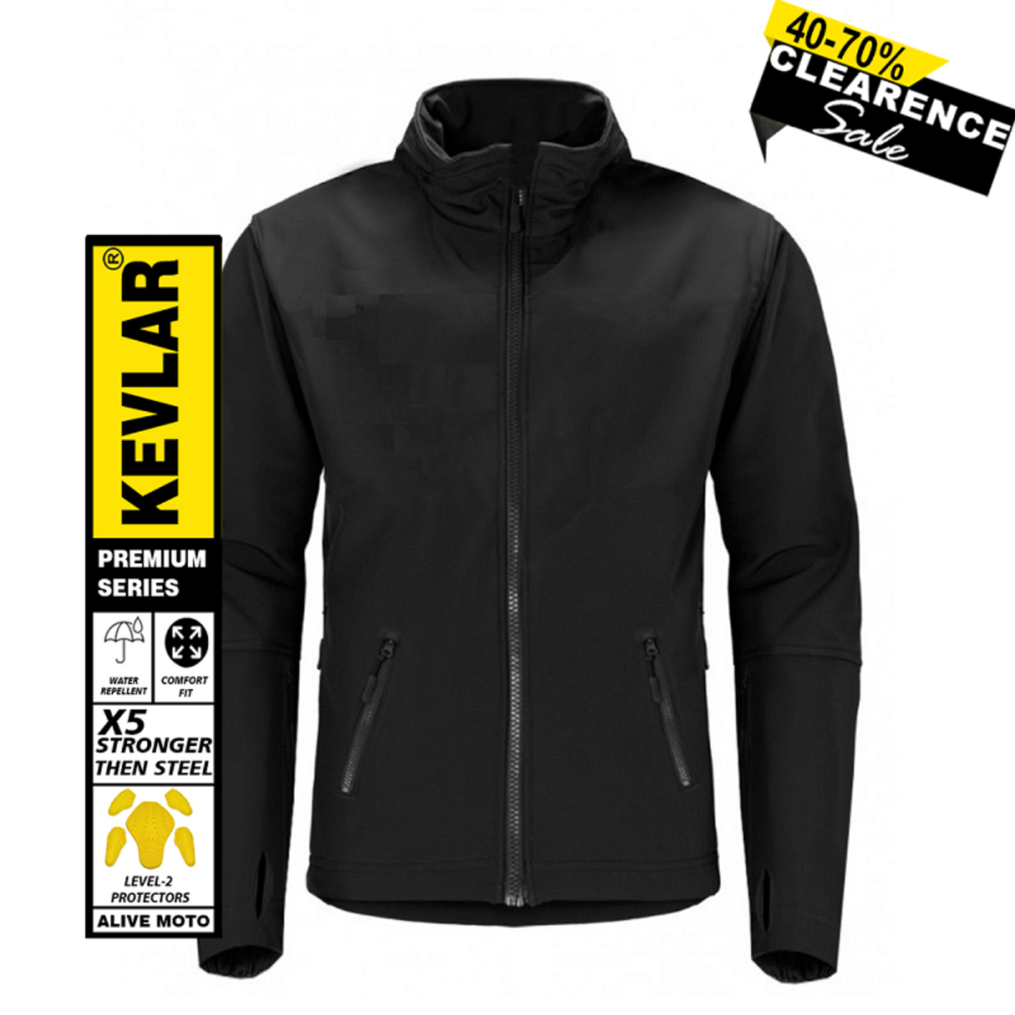 Men’s Summer Softshell Armored Motorcycle Jacket – Lightweight, Breathable & CE Certified