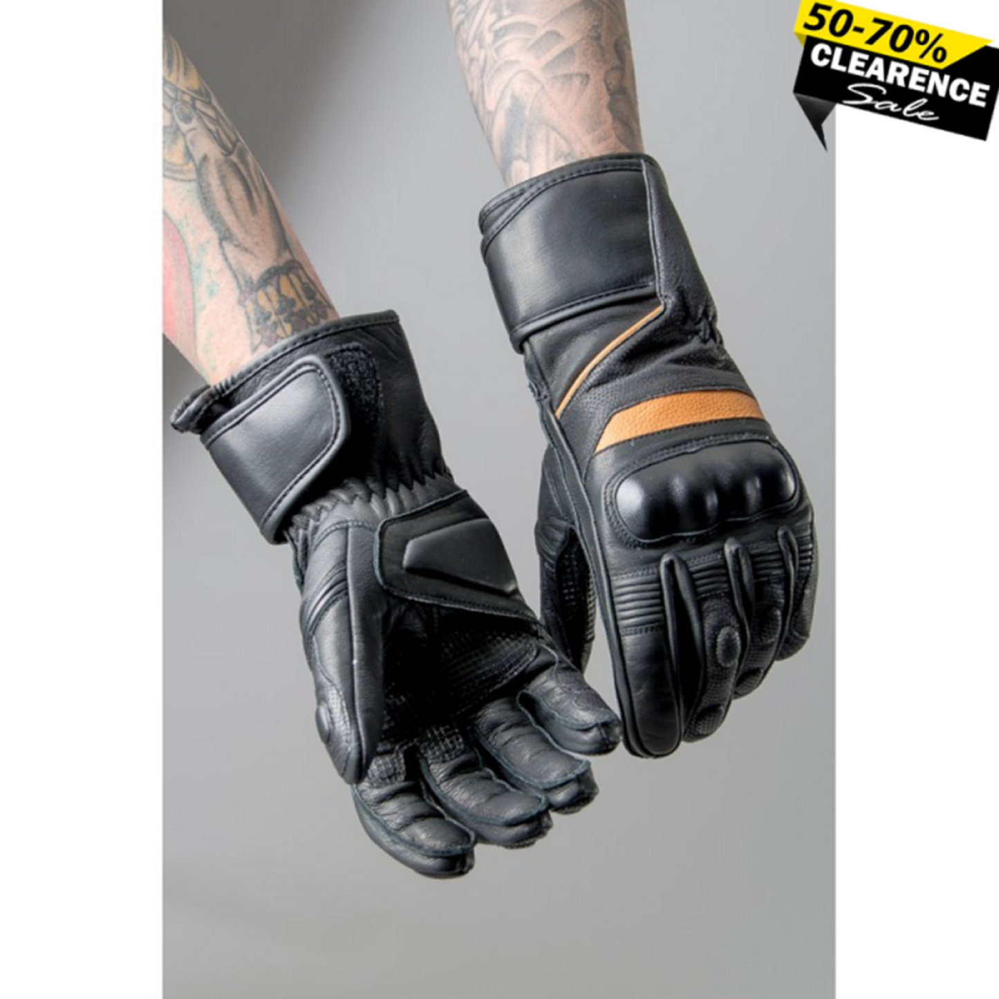 ATA Fury™ Men's Motorcycle Gloves – Durable, Protective & Comfortable Fit