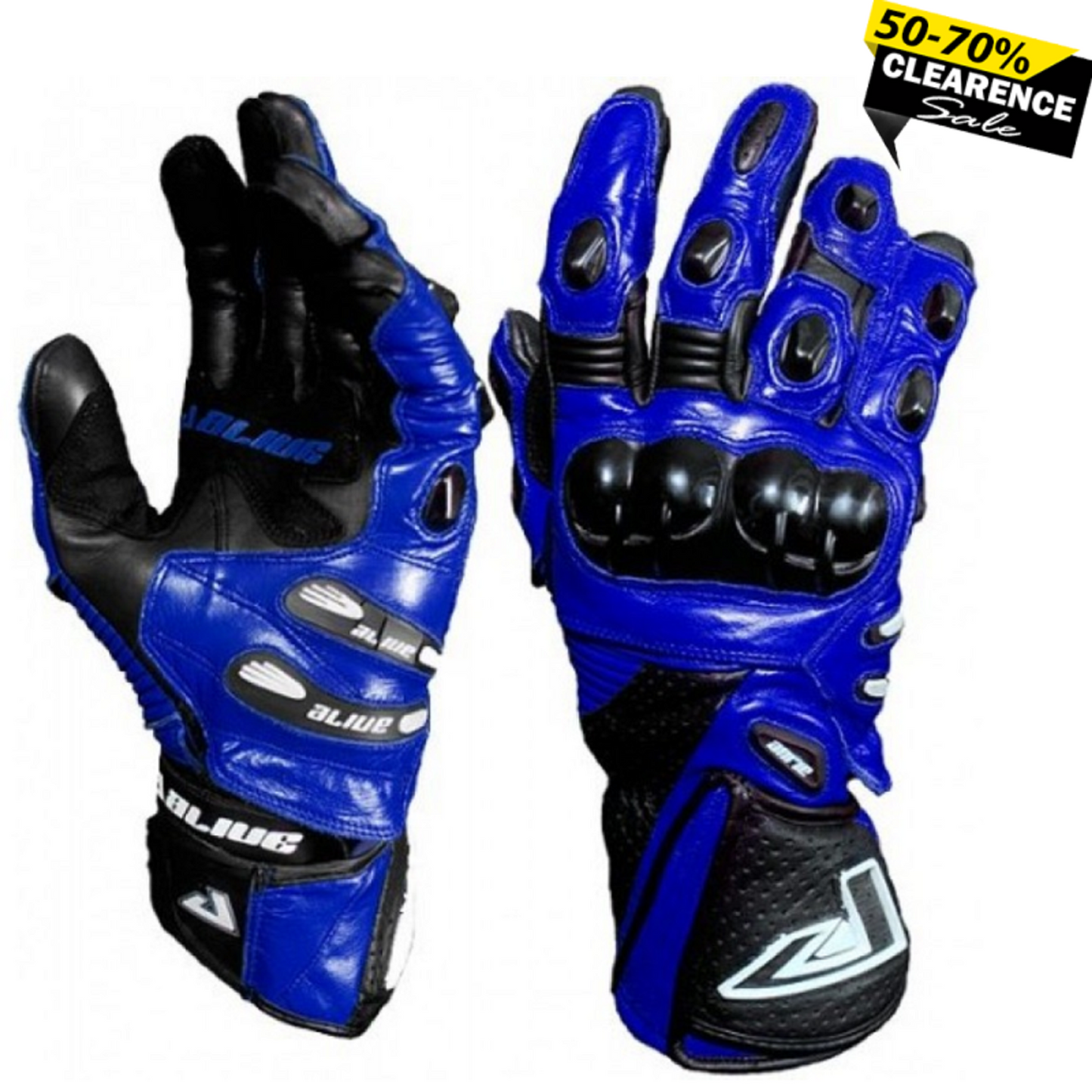 Alive Speed™ Men's Gear Gloves – Blue, Waterproof, Breathable & Winter Ready