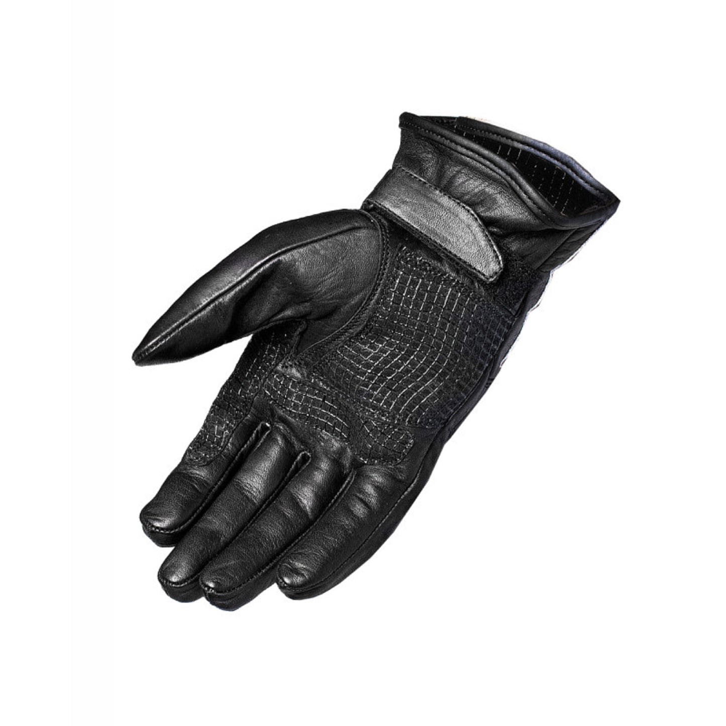 ATA Rider Free Sami Men’s Short Motorcycle Gloves – Lightweight Leather Riding Gloves with Breathable Design
