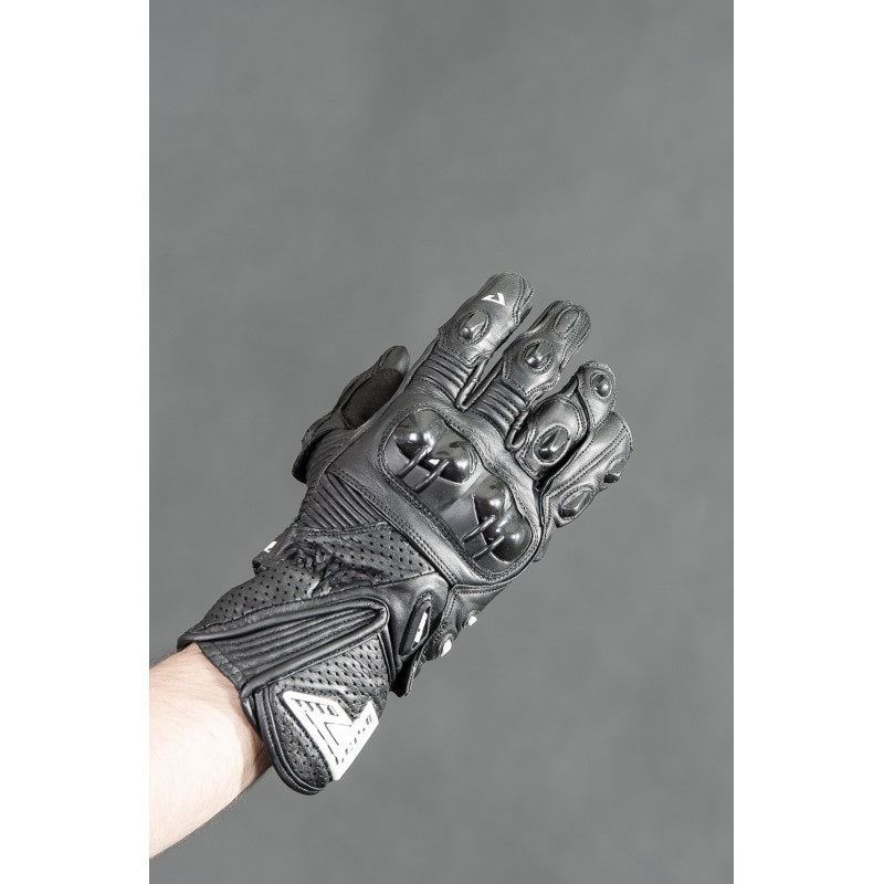 Alive Speedgear Men’s Black Motorcycle Gloves – Waterproof, Breathable Riding Gloves with Knuckle Protection