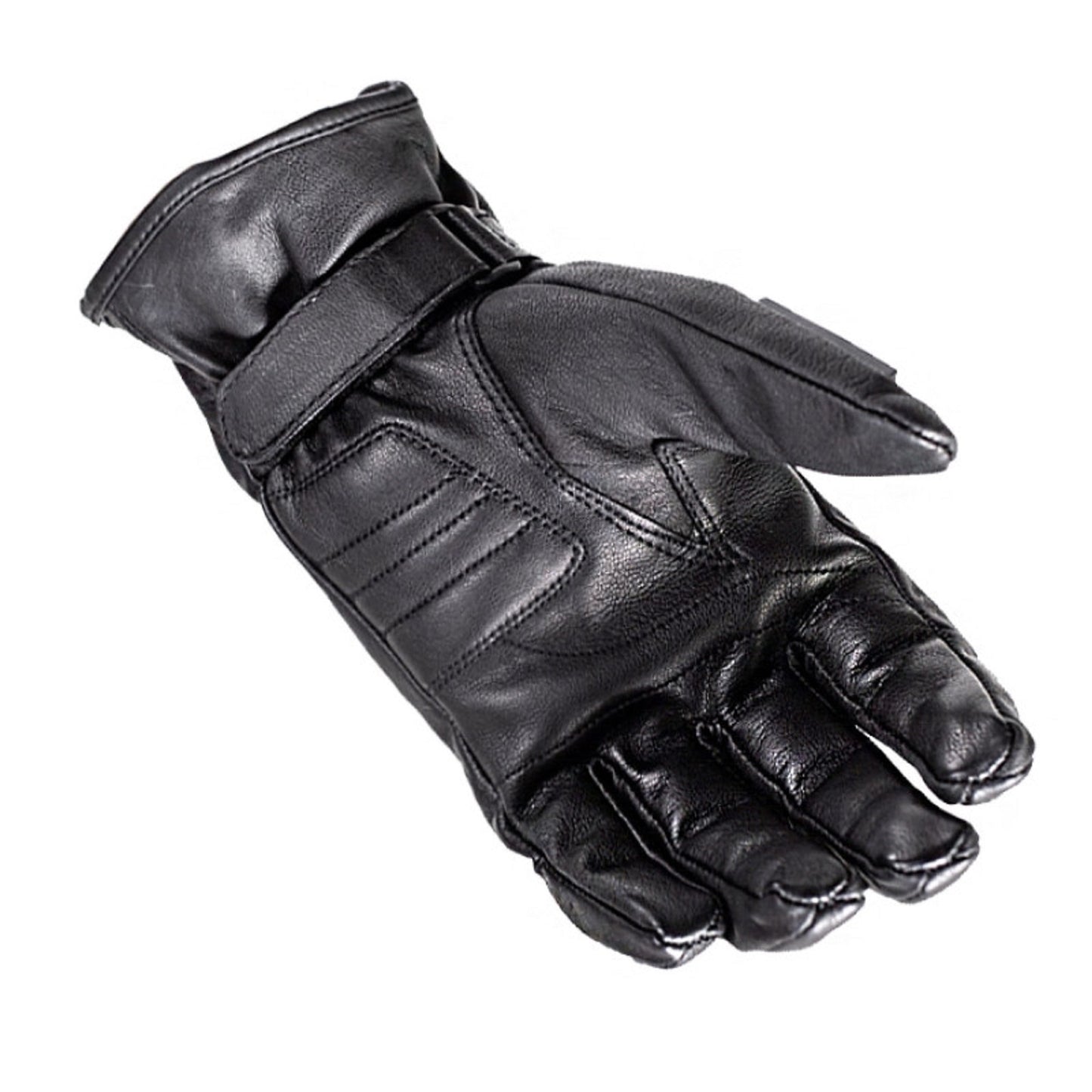 Euro City Summer Motorcycle Gloves – Perforated Aniline Cowhide, Waterproof & Breathable for Men's