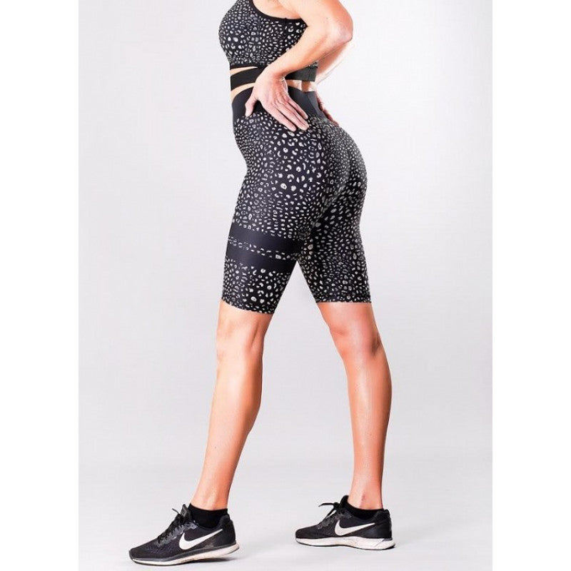 Shapelab Golden Leo Shorts – Premium High-Waist Performance Shorts for Fitness & Casual Wear