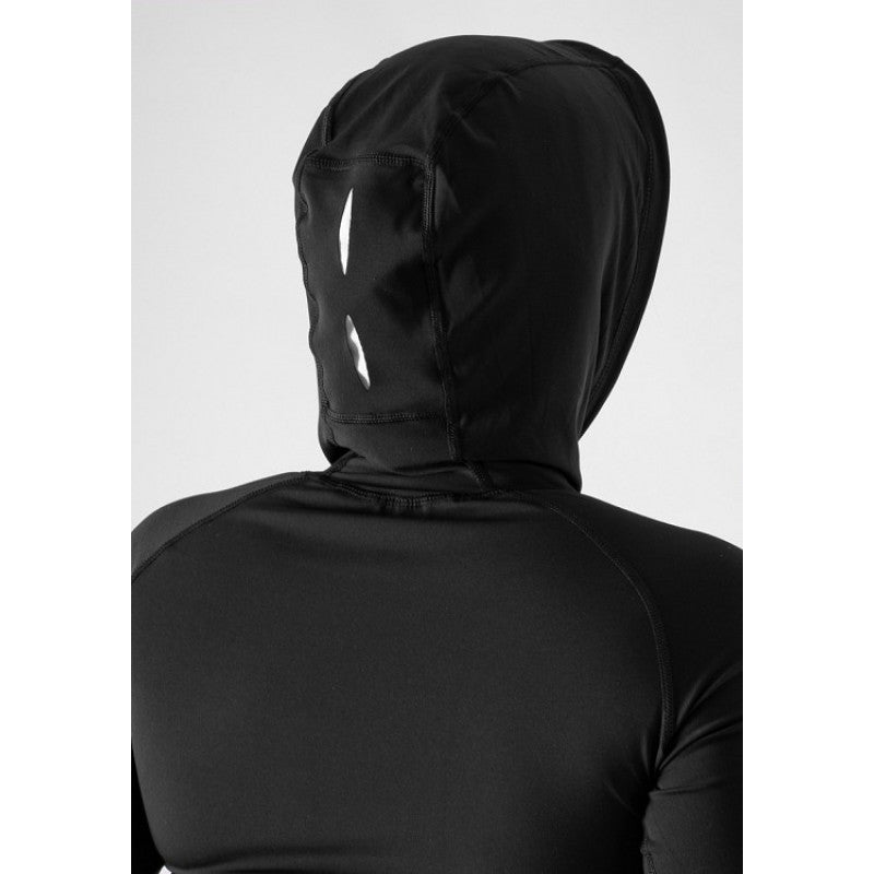 SHAPELAB Fighter Black Top – High Performance, Ultra-Soft Lycra, Antimicrobial & Breathable Sportswear for Women