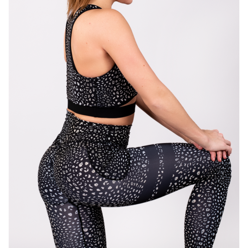 Shapelab Golden Leo Sports Top – Premium High-Fit Suplex & Spandex Activewear