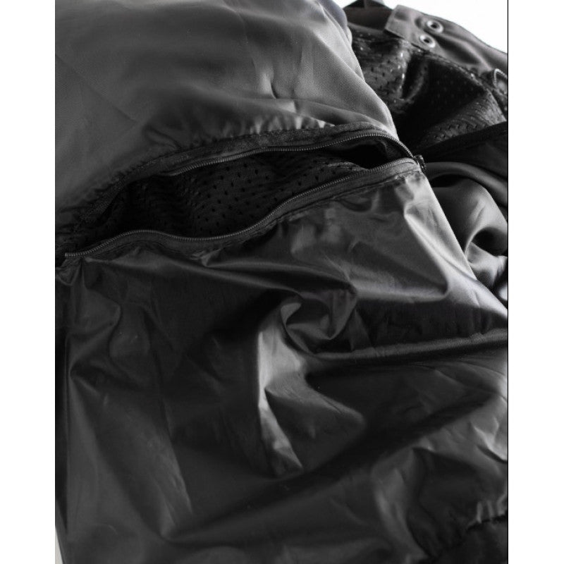 Premium Dynatech Orange Black Kevlar Motorcycle Pants – Waterproof, Reinforced, All-Weather Riding Gear for Men & Women