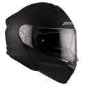 DOT Approved Black Full Face Motorcycle Helmet – Lightweight, Aerodynamic, Anti-Scratch Visor, Secure Fit for Street & Off-Road Riders