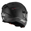DOT Approved Black Full Face Motorcycle Helmet – Lightweight, Aerodynamic Design, Anti-Scratch Visor, Comfortable Fit for All Riders