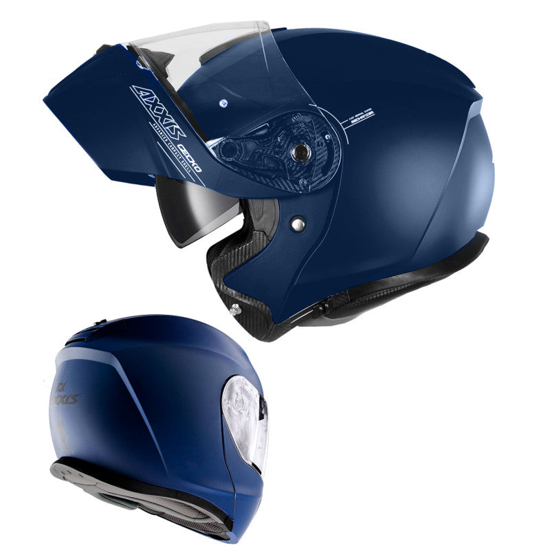 DOT Approved Blue Full Face Motorcycle Helmet – Lightweight, Ventilated, Stylish Design with Clear Visor for Street & Off-Road