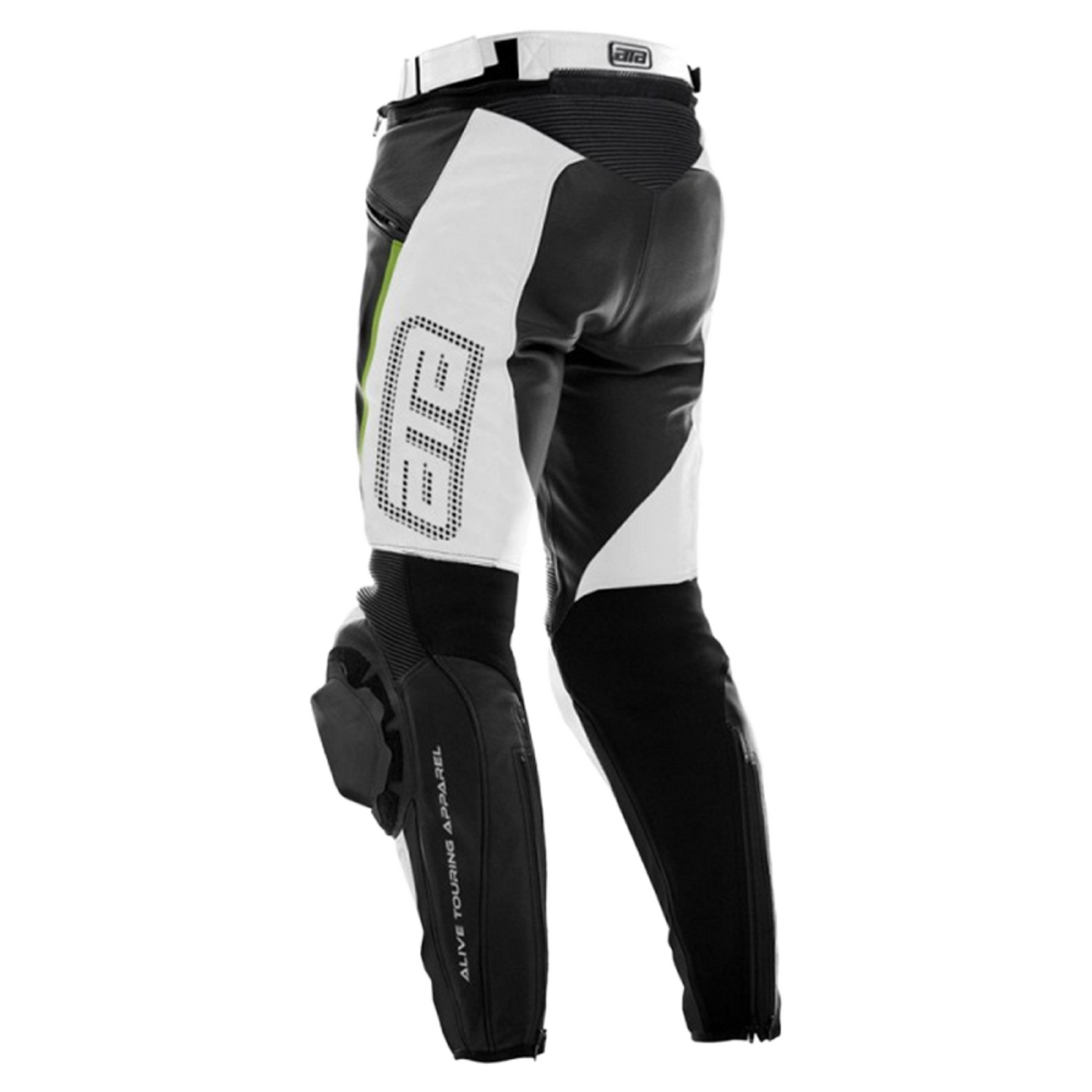 Troy Motorcycle Leather Pants – Classic Design, Maximum Safety for Men's