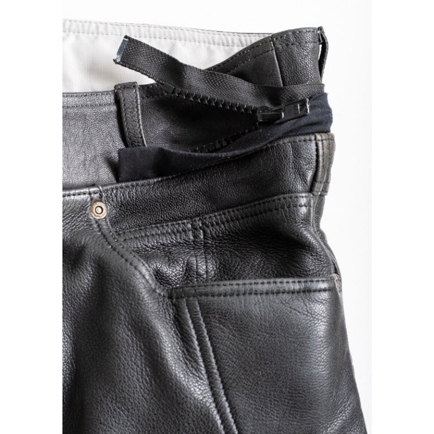 Men’s Vintage 92-x Goat Napa Washed Leather Touring Pants – Premium Quality