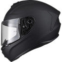 DOT Approved Black Full Face Motorcycle Helmet – Lightweight, Aerodynamic Shell, Anti-Scratch Visor, Comfortable Fit for Street & Off-Road