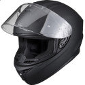 DOT Approved Black Full Face Motorcycle Helmet – Lightweight, Aerodynamic Shell, Anti-Scratch Visor, Comfortable Fit for Street & Off-Road